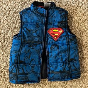 Superman Polyester vest size 4T